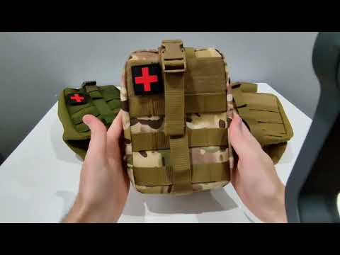 Підсумок під аптечку на системі Molle Аптечка "швидке скидання" Олива - фото 1 - id-p1767328351