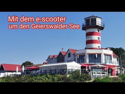 4K - Geierswalder See, eine Spätsommertour mit dem e-scooter...