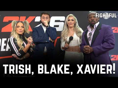 Trish Stratus, Blake Monroe And Xavier Woods All Star Interview: WWE 2K26, Interviewing SRS