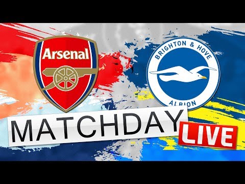 Arsenal v Brighton // Match Day LIVE - Premier League