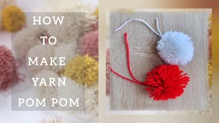 How to Make Pom Poms With Cardboard/ 2 Ways DIY/ Step by Step/ 5 Minutes Craft