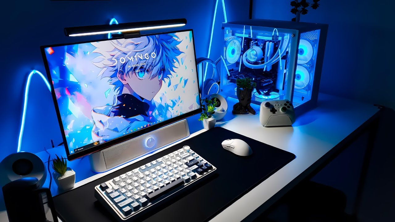 Meu Primeiro PC/SETUP GAMER  2024 💙- (ATUALIZADO)