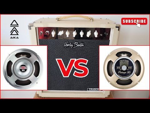 Harley Benton Tube 15 - SPEAKER UPGRADE  to V30 + comparison