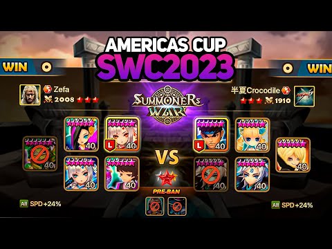 ZEFA vs CROCODILE (BO3). SWC2023 AMERICAS CUP Preliminary Day 2 - Summoners War