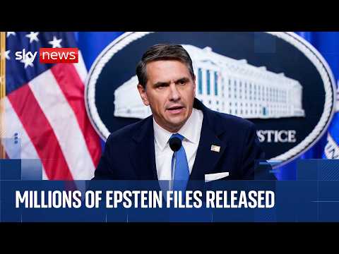 More than three million pages of Epstein files released | US Justice Department news conference