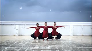 DANCING IN THE RAIN | Bharathanatyam - Choreographed by Simran Sivakumar .