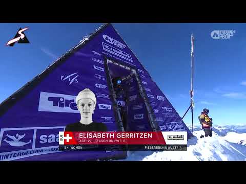 Le run d'Elisabeth Gerritzen à Fieberbrunn