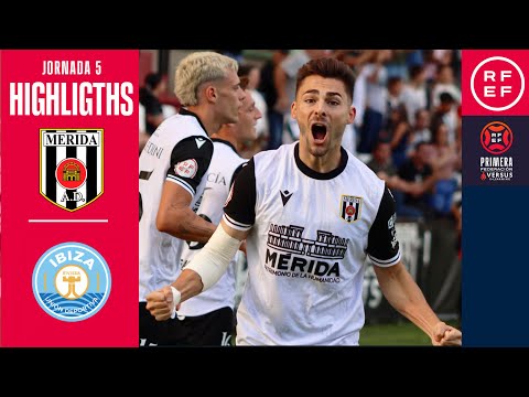 Resumen #PrimeraFederación | AD Mérida 1-0 UD Ibiza | Jornada 5 | Temporada 2024/2025