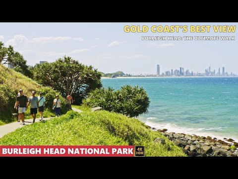 [4k HDR] BURLEIGH HEAD NATIONAL PARK Walk [Oceanview Track] | Gold Coast