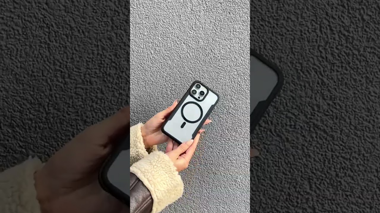 TPU+PC чехол Defense Clear with MagSafe для Apple iPhone 15 (6.1")