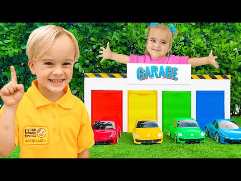 Chris und lustige Geschichten mit Spielzeugautos