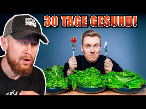 GESUND LEBEN für einen Monat! - Selbstexperiment von Tomatolix | Fritz Meinecke reagiert
