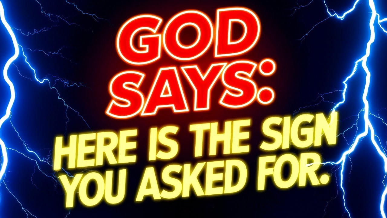 🛑God Says: DON'T PASS THE SIGN YOU ASKED FOR | God Message Now Today | God Helps