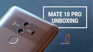 Huawei Mate 10 Pro Unboxing