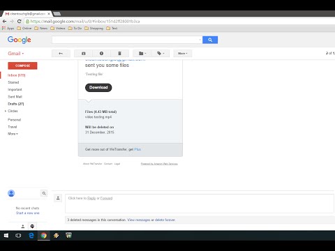 How to Send Large Files, Video, Audio, Picture without...