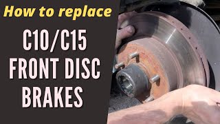 Square Body Truck Front Brake Replacement