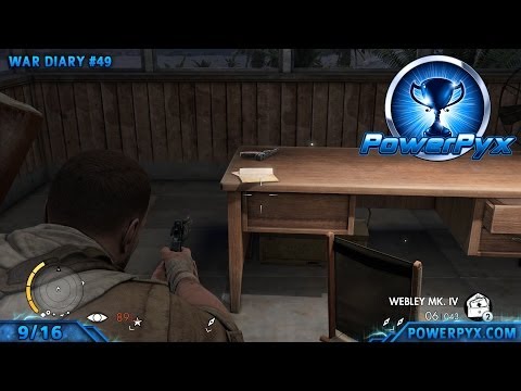 Sniper Elite 3 - Mission 7 All Collectible Locations (Diaries, Collectible Cards, Nests, Long Shots)