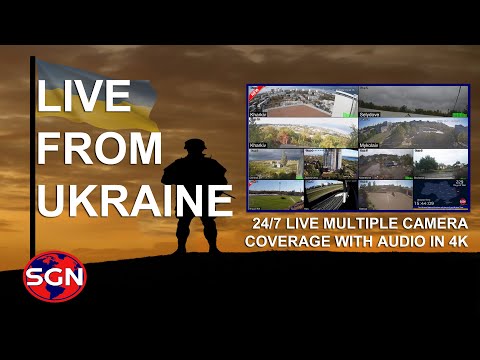 Live from Ukraine - 24/7 Multiple Live Camera views with Audio (HD and 4K Options)