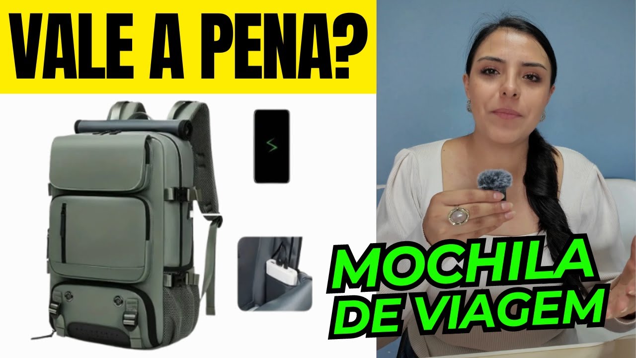 Não compre sua Mochila de Viagem sem antes ver este vídeo  | Achados Temu brasil