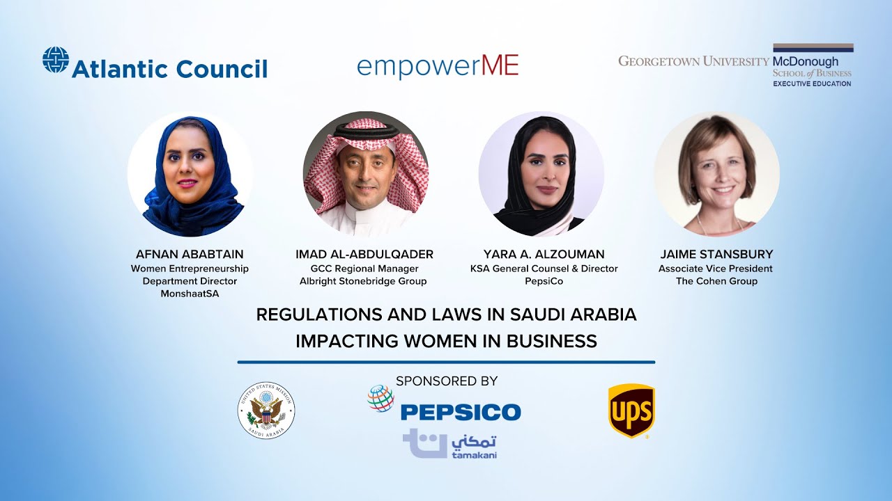 Regulations and laws in Saudi Arabia impacting women in business