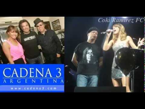 Coki Ramirez cantó con Pelusa - Mario Perez habla del show en Cadena3 - 10/11/13