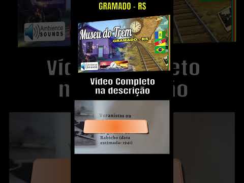 Museu do Trem em Gramado com vários itens muito antigos | Rio Grande do Sul | Brasil | Short