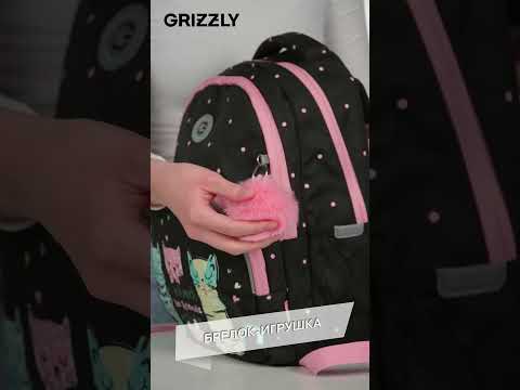 Миниатюра изображения товара Школьный рюкзак Grizzly RG-460-1 (черный)
