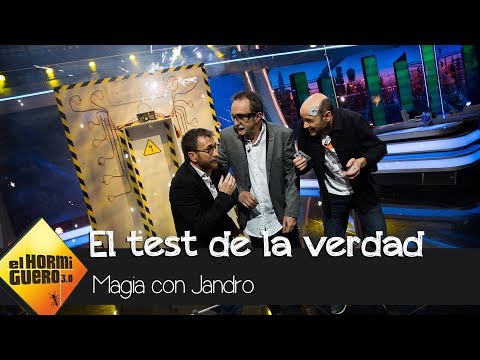 Jandro se somete al test de la verdad durante un truco de magia - El Hormiguero 3.0