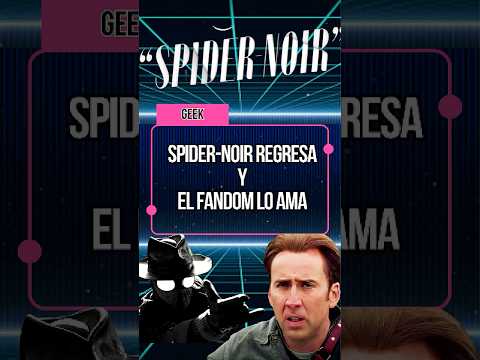 SPIDER-NOIR Tráiler Español (2026) Nicolas Cage