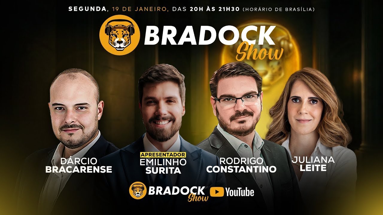 Bradock Show 19/01/26 - Emilinho Surita, Constantino, Dárcio Bracarense e Juliana Leite