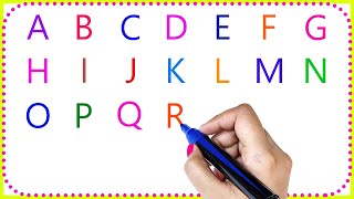 Writing Capital Letters Alphabet For Children  Eng