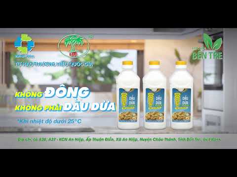 VIETCOCO - Dầu ăn cao cấp từ dừa - "Không đông không phải dầu dừa"