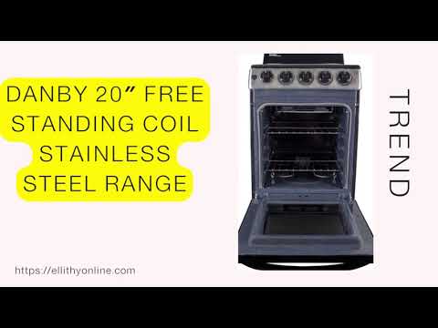 Danby 20″ Free Standing Coil Stainless Steel Range