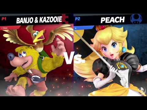 PSG Blastzone: Lubu (Banjo) vs Dr. Hue (Peach) - Winners Round 2