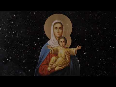 Orthodox Marian hymn:  Hail, O Virgin Mother of God/ Богородице Дево, радуйся (Lyric video)