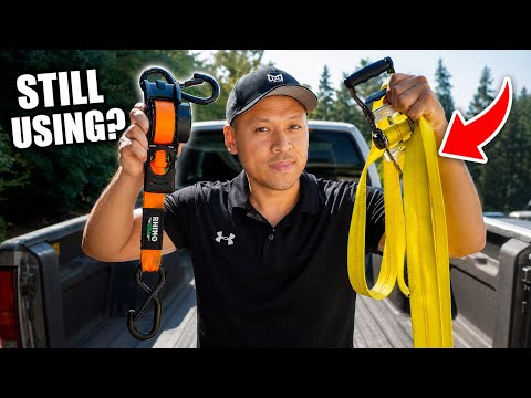 STOP Using Old Style Ratchet Straps To Tie Down Stuff On Your TRUCK or CAR!