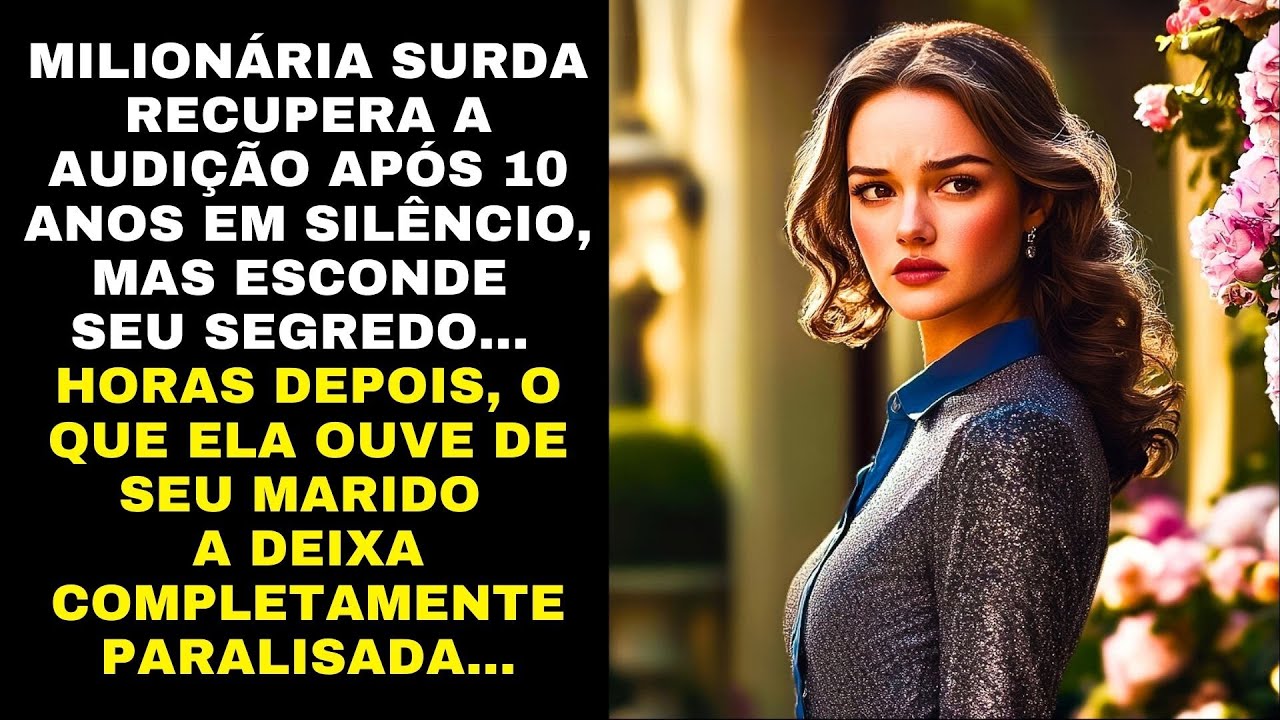 ♦️MILIONÁRIA SURDA RECUPERA AUDIÇÃO E ESCONDE SEU SEGREDO, HORAS DEPOIS, OUVE ALGO E FICA PARALISADA