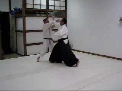 Aikido - Yokomenuchi Sokumen Iriminage (tenkan, ura entry)