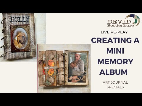 Creating a mini memory keeping journal! #artjournal #memorykeeping
