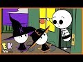 Emma Kate Trick Or Treating Which Witch Got Halloween Candy EK Doodles Cute Animation