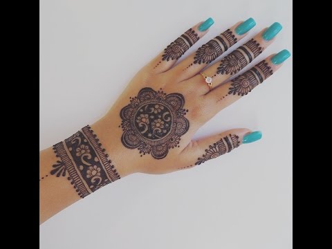 Easy Henna Design for Your Hands