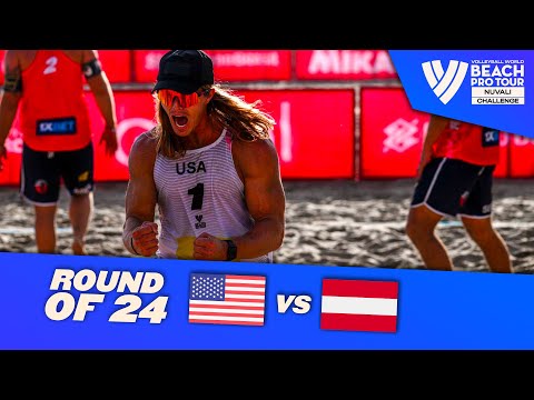 Smith/Webber vs. Horst/Pristauz - Round of 24 Highlights | Nuvali 2025 #BeachProTour