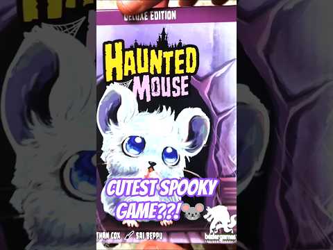 Unboxing the CUTEST Spooky Card Game! ?? | Haunted Mouse #shorts