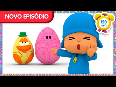 NOVO EPISÓDIO 🥚 POCOYO PORTUGUÊS do BRASIL Ovos de Páscoa 🎢 120 min DESENHOS ANIMADOS para crianças