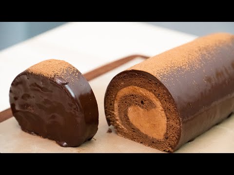 Chocolate Roll Cake / Triple Chocolate Swiss Roll