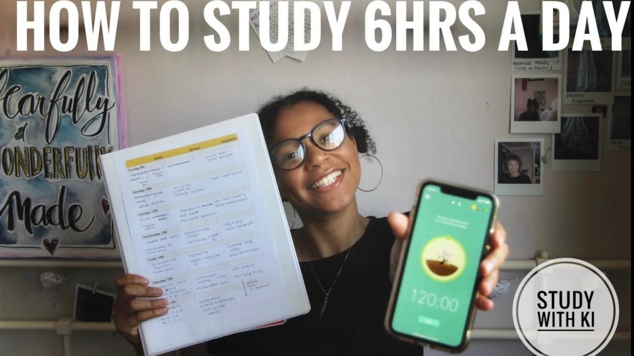 HOW TO STUDY 6 HOURS A DAY | ultimate grade saver