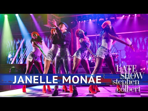 Thumbnail for Janelle Monae Performs 'Make Me Feel' by R.E.M., Y&T