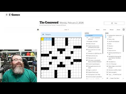 Learning Crossword Week 89 | NYT Crossword Monday Feb 2nd, 2026