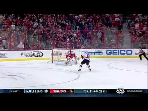 Steve Bernier penalty shot Feb 23 2013 NJ Devils vs Washington Capitals NHL Hockey