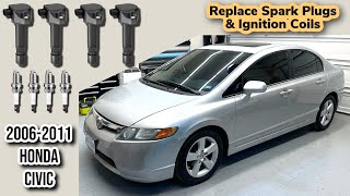 How To Replace Spark Plugs & Ignition Coils Honda Civic 2006-2011